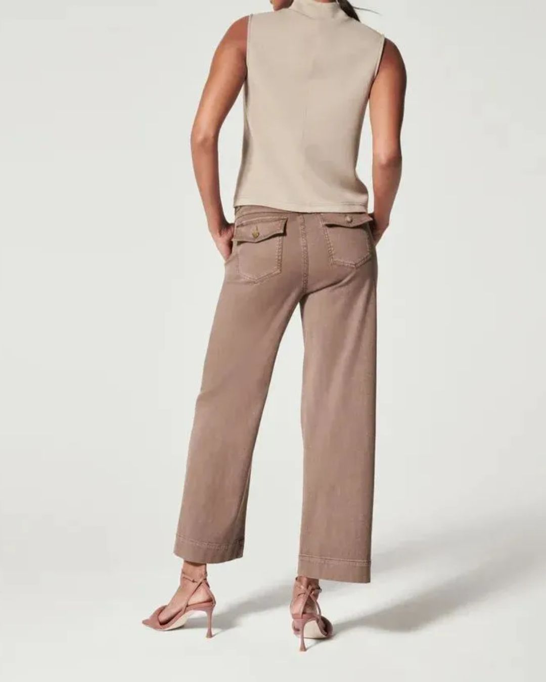 Luna Stretch Tummy Control Wide Leg Pants