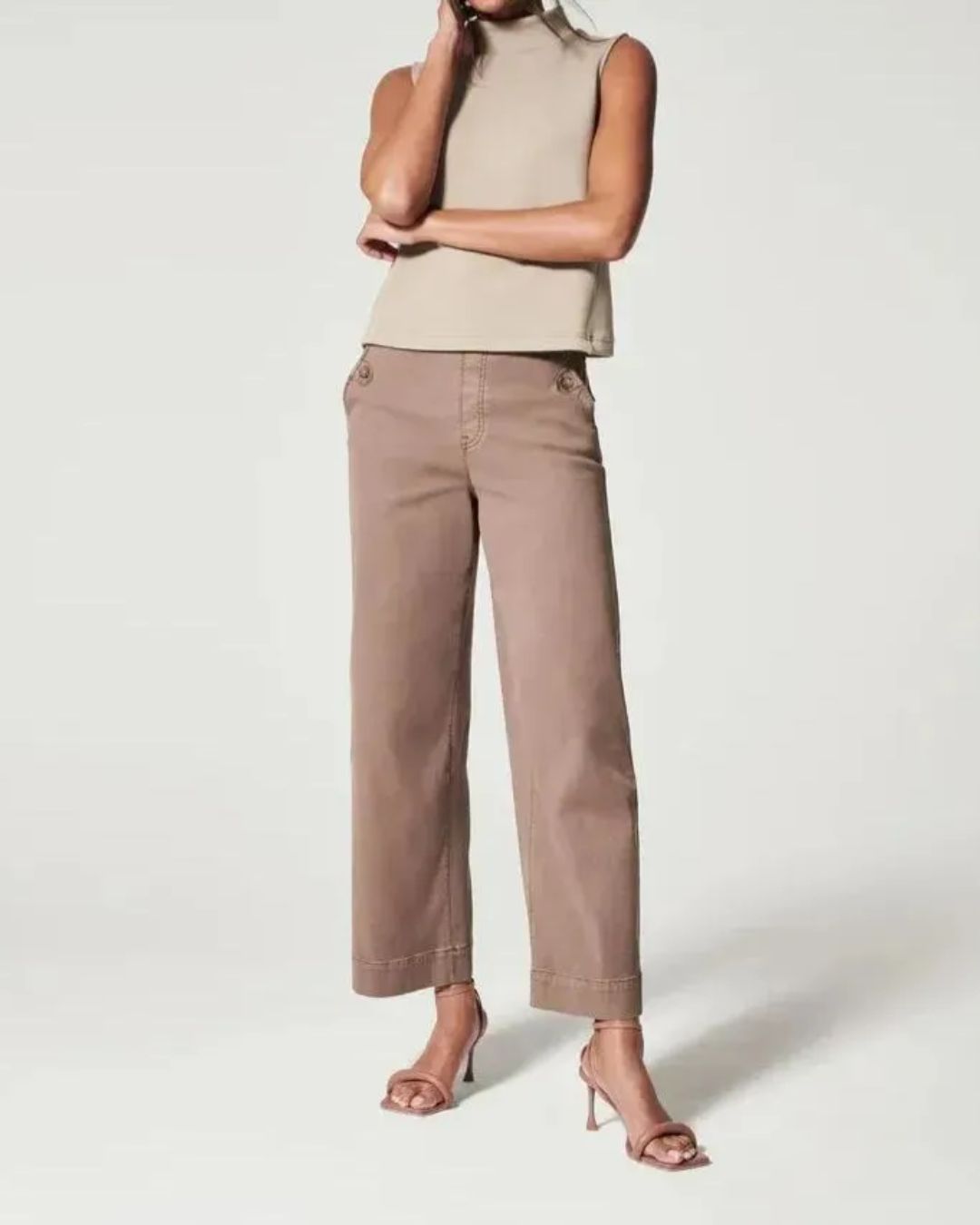 Luna Stretch Tummy Control Wide Leg Pants
