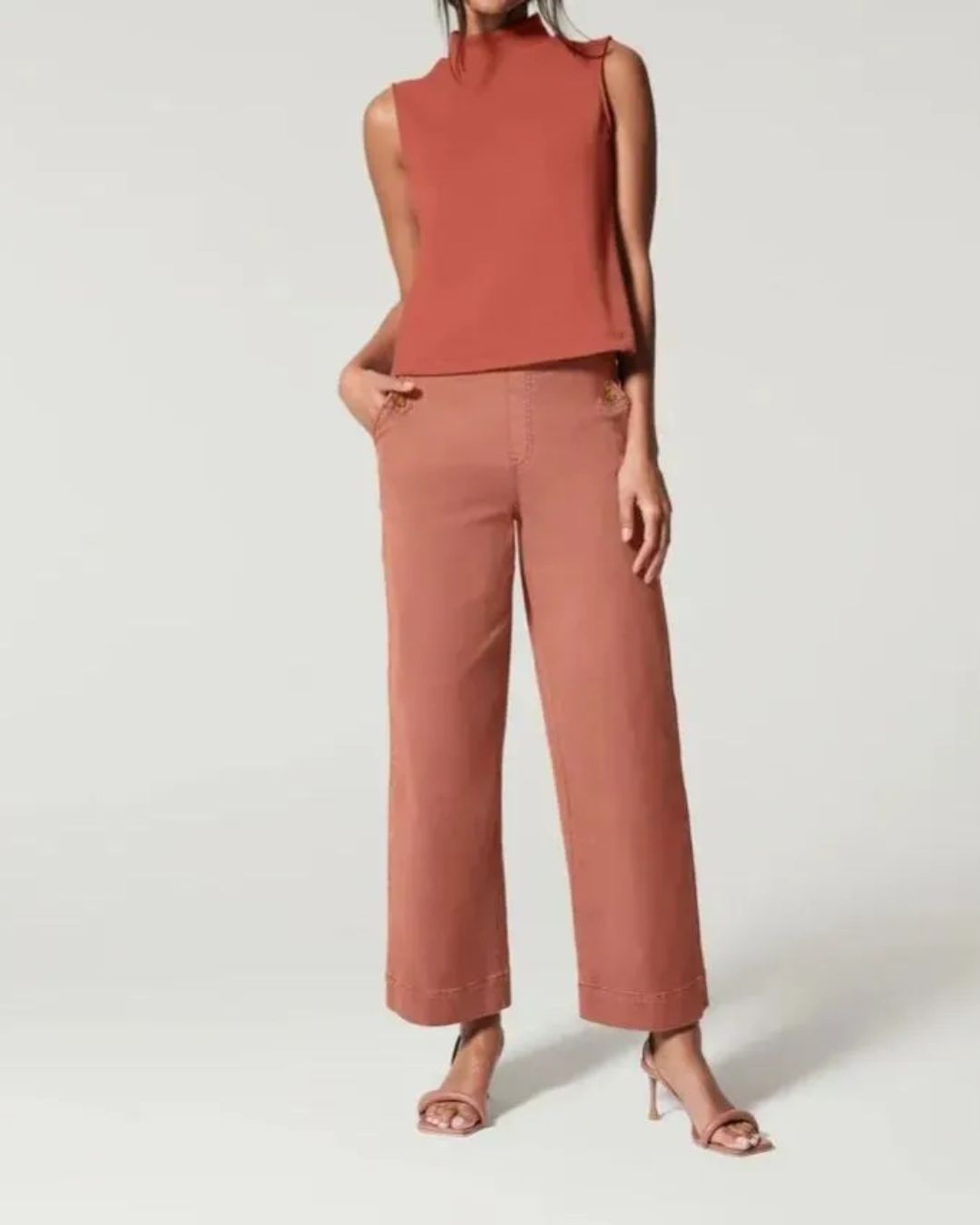 Luna Stretch Tummy Control Wide Leg Pants